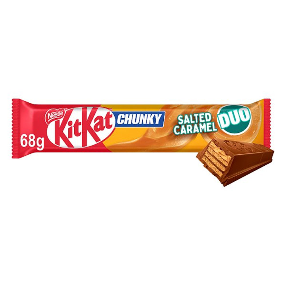 KitKat Chunky DUO Salted Caramel Chocolate Bar 24 x 68g