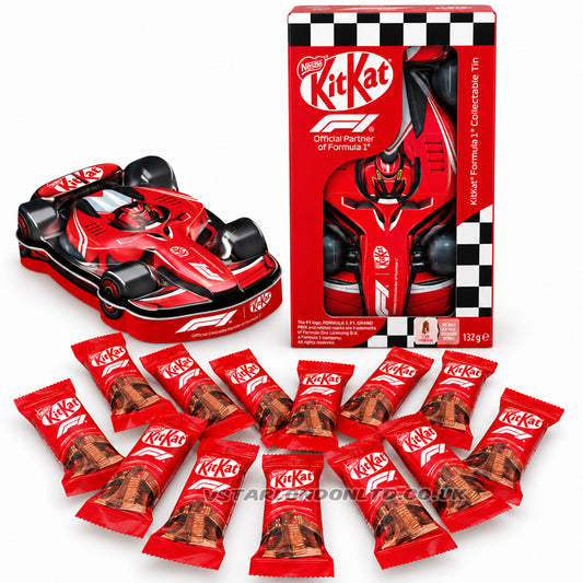 KitKat F1 Milk Chocolate Collectable Tin Car 132g