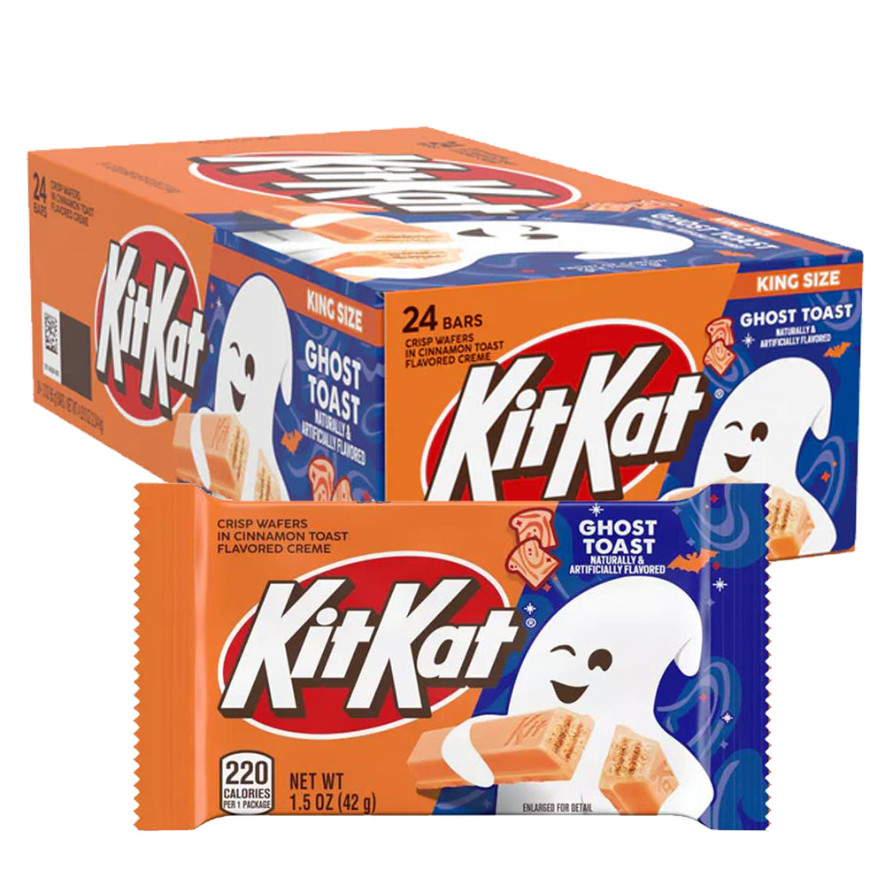 Kit Kat Ghost Toast King Size Bars 24 Pack – Cinnamon Toast Flavour