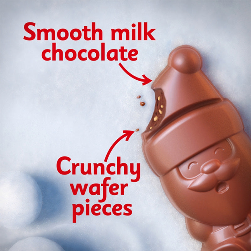 Kit Kat Santa Milk Chocolate Bags 55g x 12 Packs – Christmas Chocolate Santas