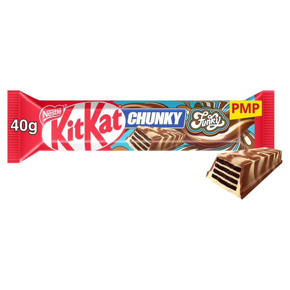 KitKat Chunky Funky Chocolate Bar 40g PMP