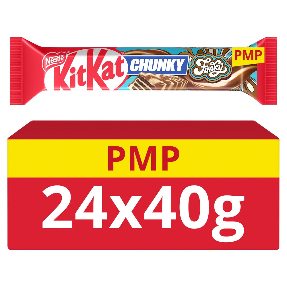 KitKat Chunky Funky Chocolate Bar 40g PMP