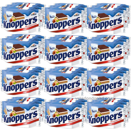 Knoppers Wafers – 12 or 24 Packs (3x25g Each)