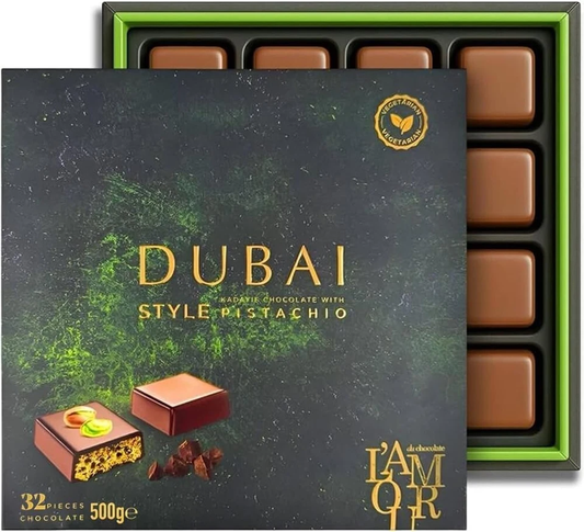 L'amour Du Chocolate Dubai Style Chocolate Box 500g – 32 Pieces
