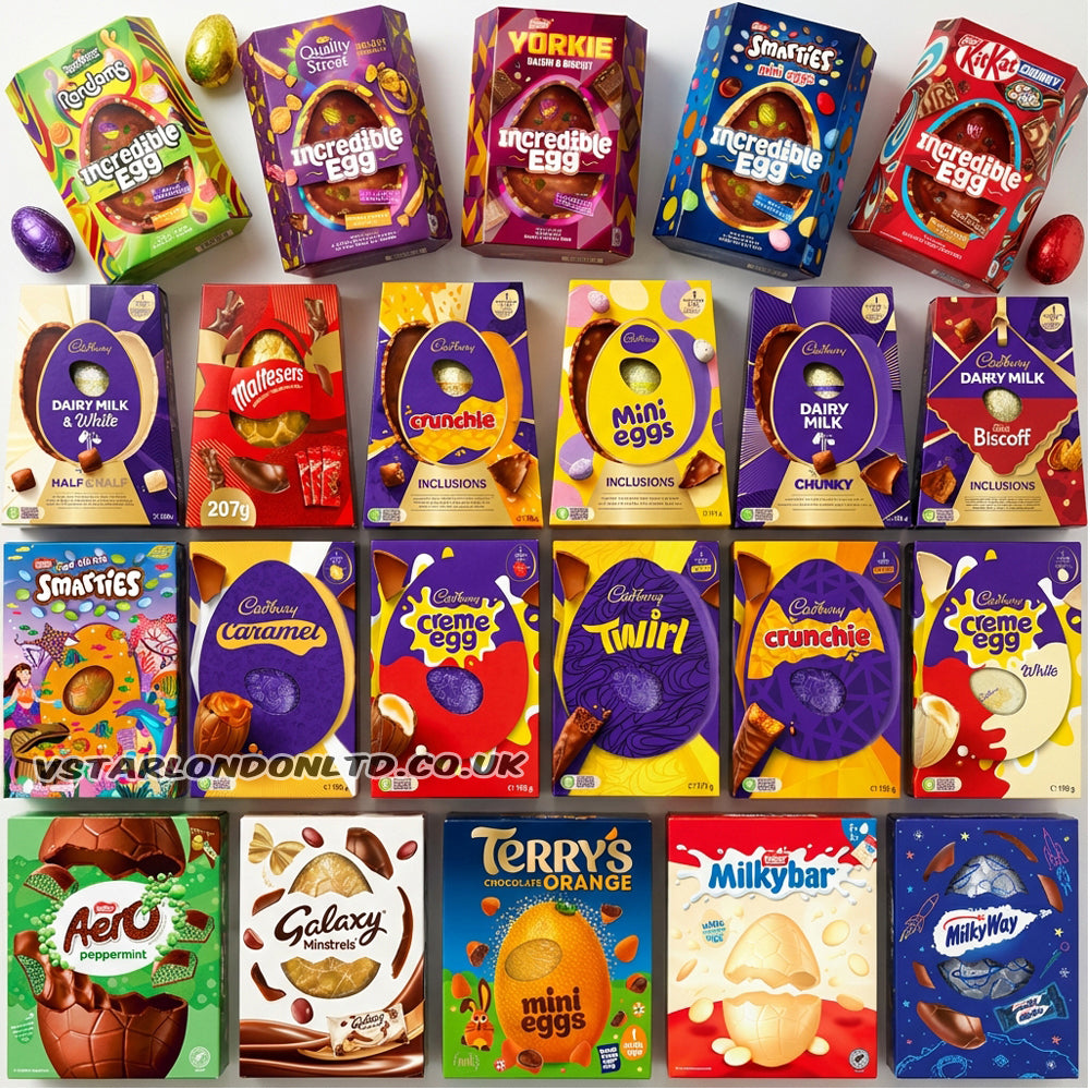 Large Easter Eggs Random Mixed Selection (2, 3 or 5 Boxes)