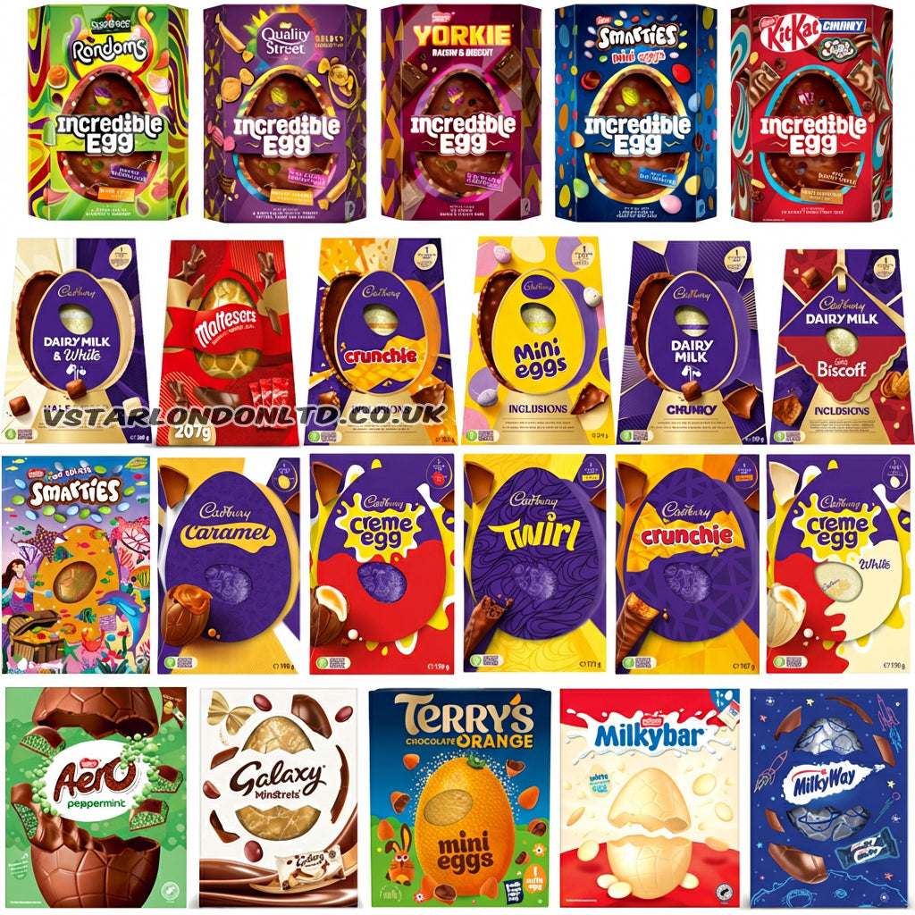 Large Easter Eggs Random Mixed Selection (2, 3 or 5 Boxes)