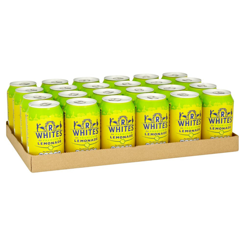 R.White's Lemonade Cans 24 x 330ml