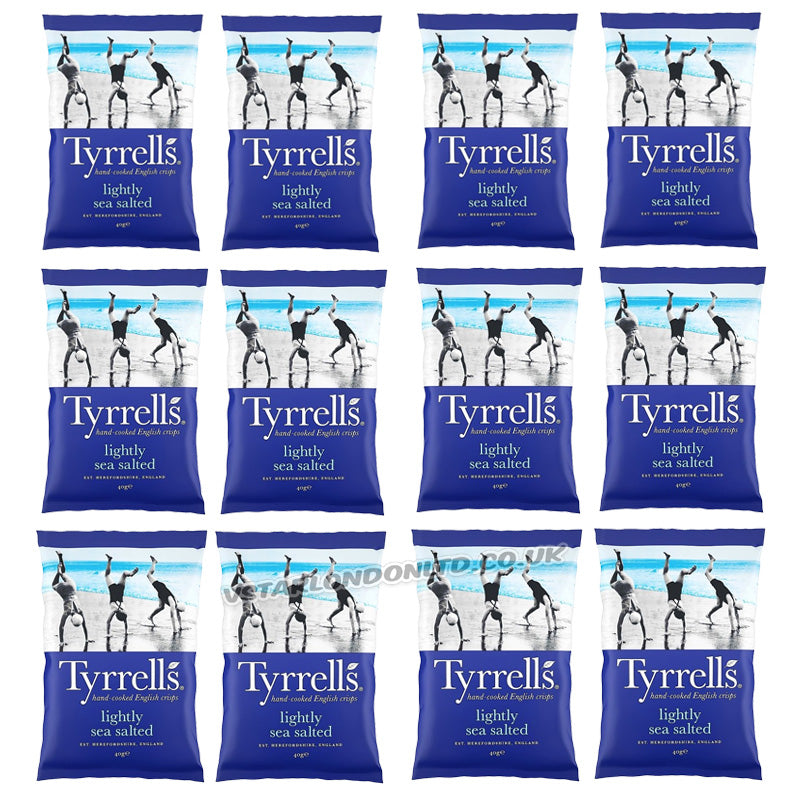 Tyrrells Hand Cooked English Crisps 40g Variety 6 Flavours Vegetarian Gluten Free