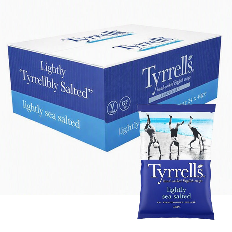 Tyrrells Hand Cooked English Crisps 40g Variety 6 Flavours Vegetarian Gluten Free