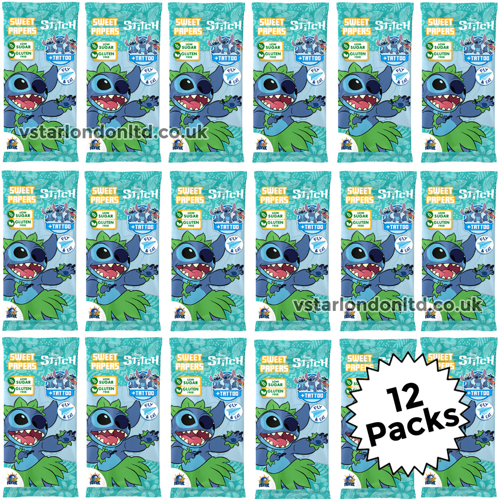Lilo & Stitch Edible Sweet Papers and Tattoo Pack 8g (12 & 25 Packs)