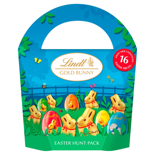 Lindt Gold Bunny Easter Milk Chocolate Hunt Pack 160g