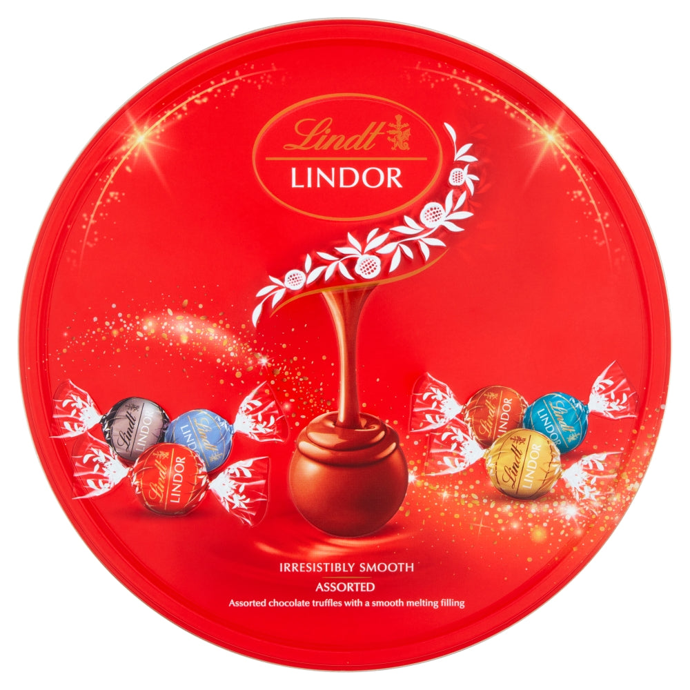 Lindt Lindor Assorted Truffles Tin 450g | 6 Flavours