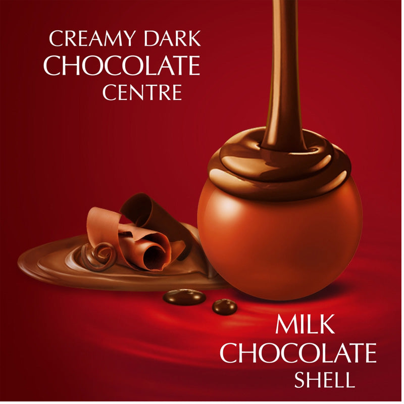 Lindt Lindor Double Chocolate Truffles Box 200g – Luxury Chocolate Gift