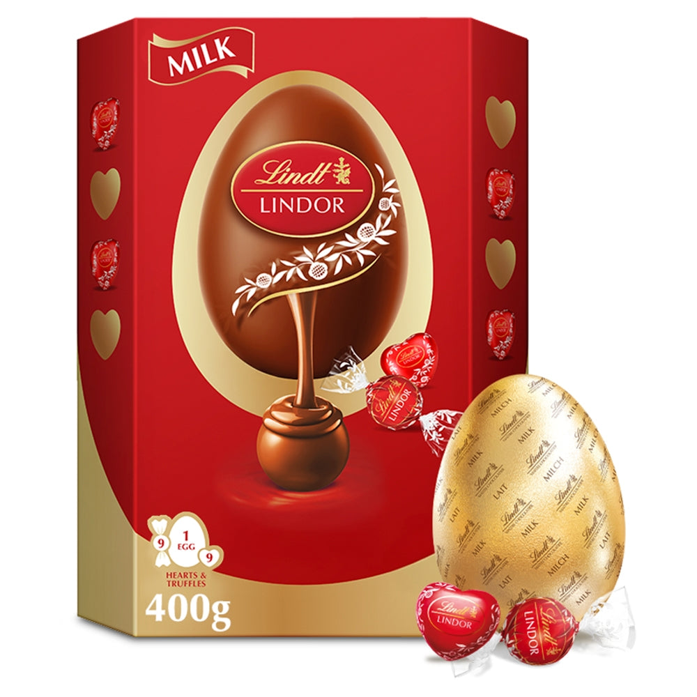 Lindt Lindor Easter Egg Hearts & Truffles 400g