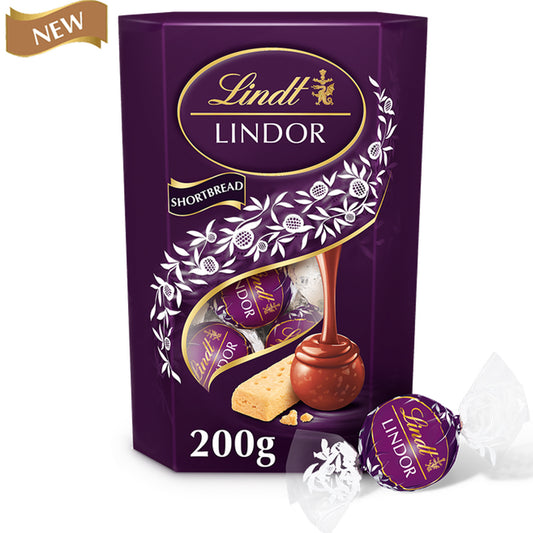 Lindt Lindor Shortbread Milk Chocolate Truffles 200g