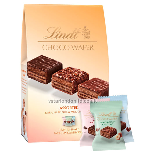 Lindt Choco Wafer Assorted Chocolate Sharing Box – 138g