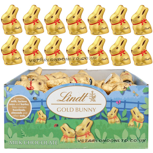Lindt Gold Bunny Milk Chocolate 10g Easter 2026 (25–100 Bunnies)