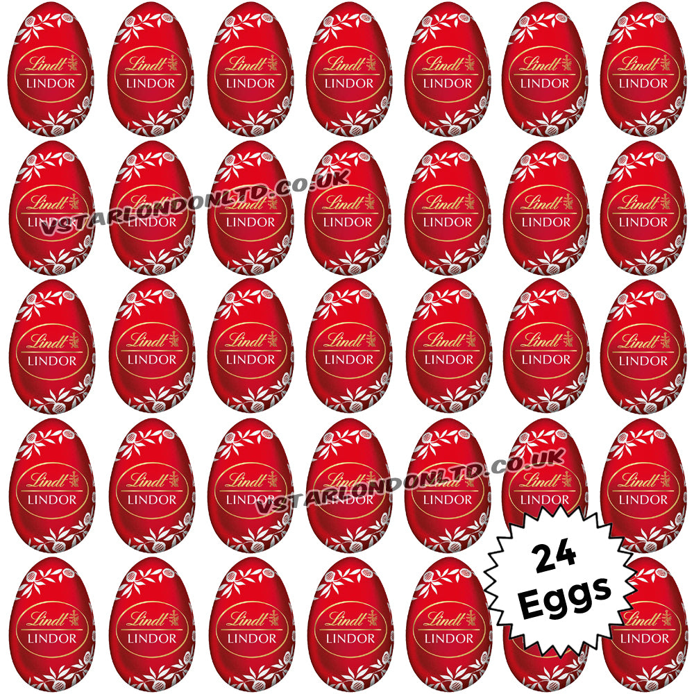 Lindt Lindor Milk Chocolate Filled Egg 28g  (12, 24 & 48 Eggs)