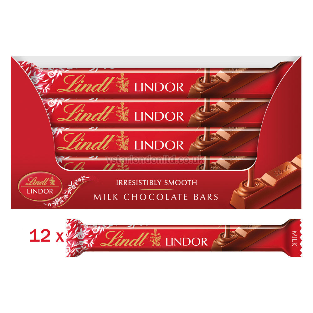 Lindt Lindor Milk Chocolate Treat Bar 38g