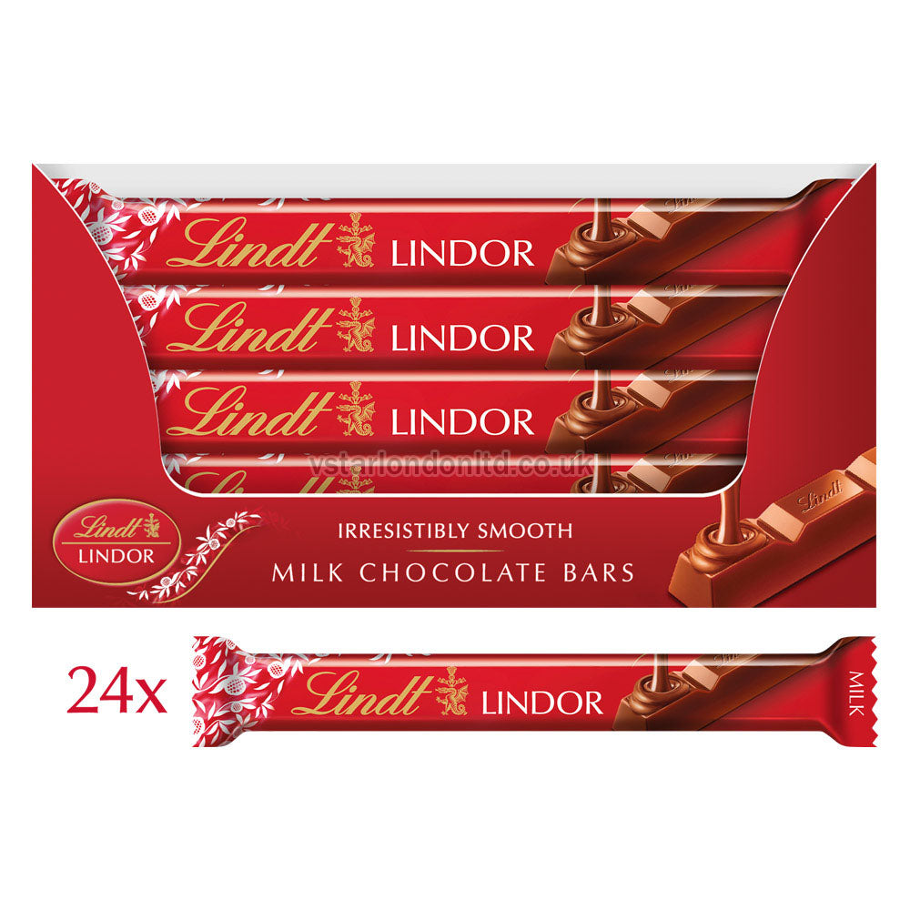 Lindt Lindor Milk Chocolate Treat Bar 38g