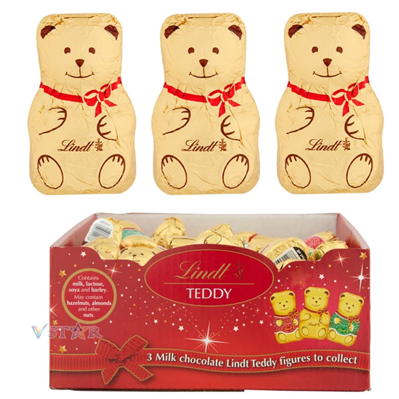 Lindt Teddy Christmas Milk Chocolate 10g (50 & 100 Teddies)