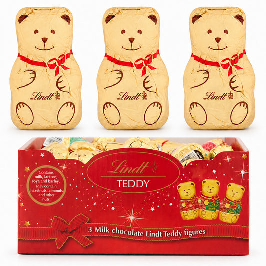 Lindt Teddy Christmas Milk Chocolate 10g (25 - 100 Pieces)