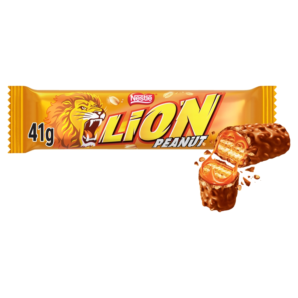 Lion Peanut Chocolate Bar 41g (Box of 40)