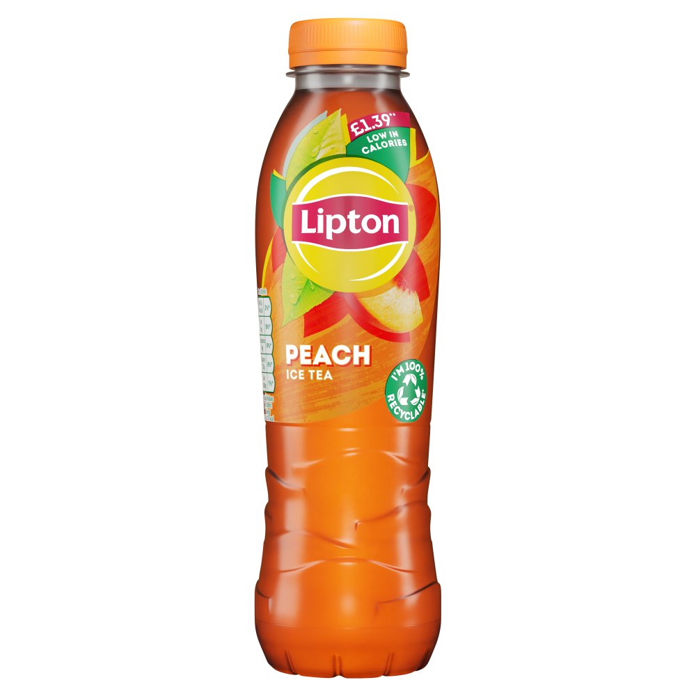 Lipton Peach Ice Tea 500ml PMP Bottles (Case of 12)