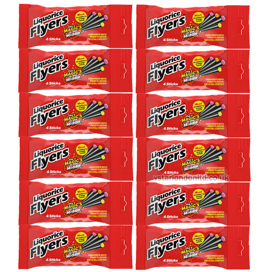 Liquorice Flyers Original Impulse Packs 45g