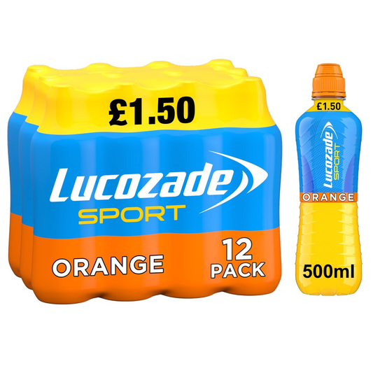 Lucozade Sport Drink Orange 500ml (Case of 12)