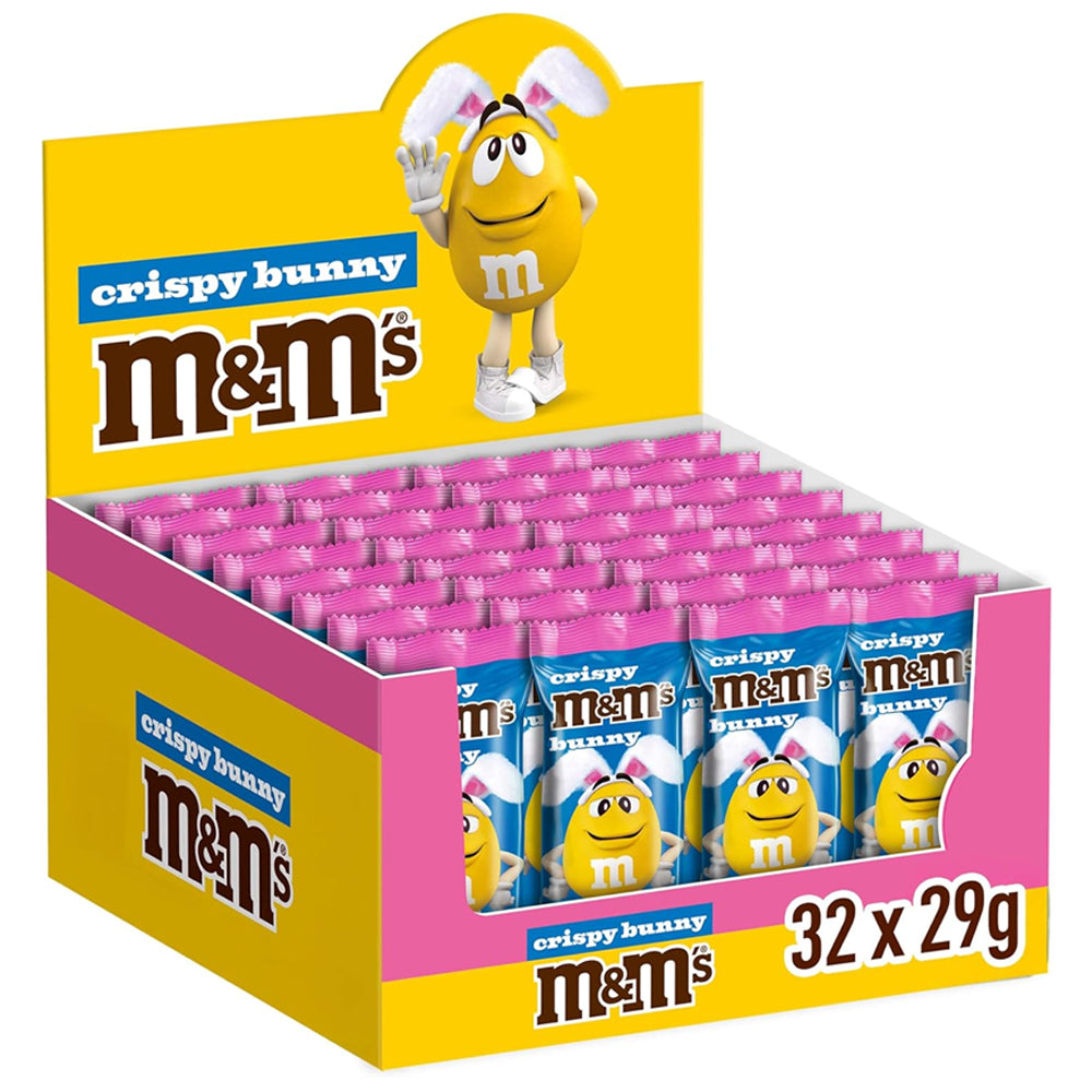 M&M’s Crispy Milk Chocolate Easter Bunny 29g (Box of 32)