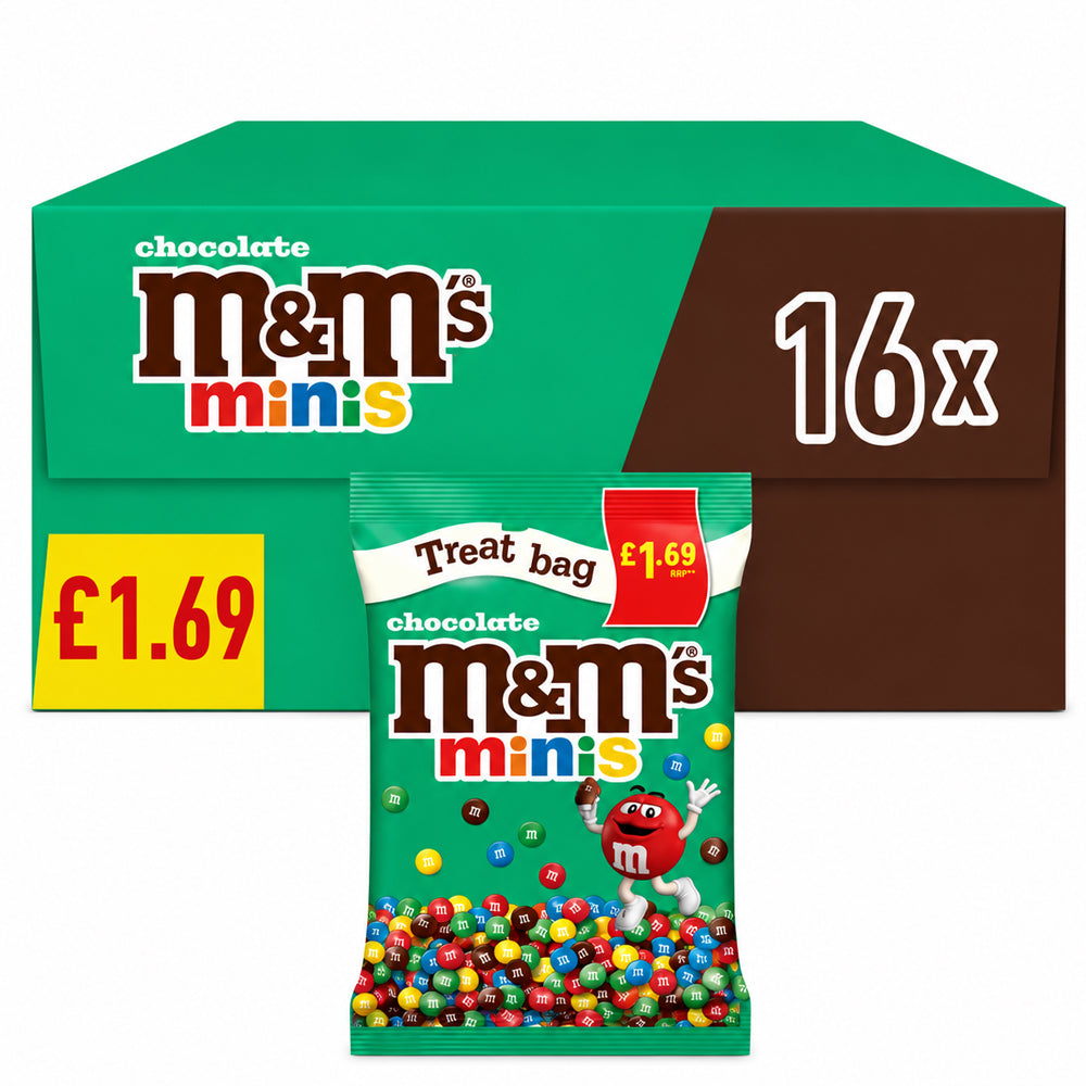 M&M's Minis Bites Milk Chocolate Bag PMP 70g (Box of 16)