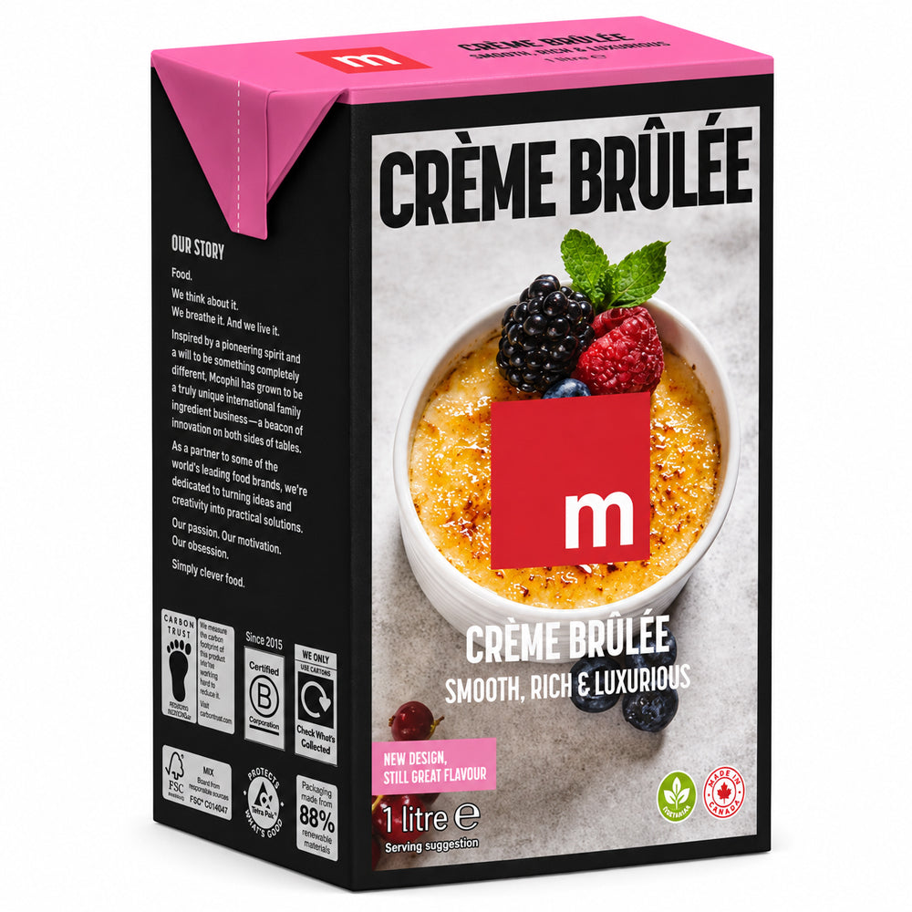 Macphie Crème Brûlée Dessert Mix 1 Litre – Gluten Free