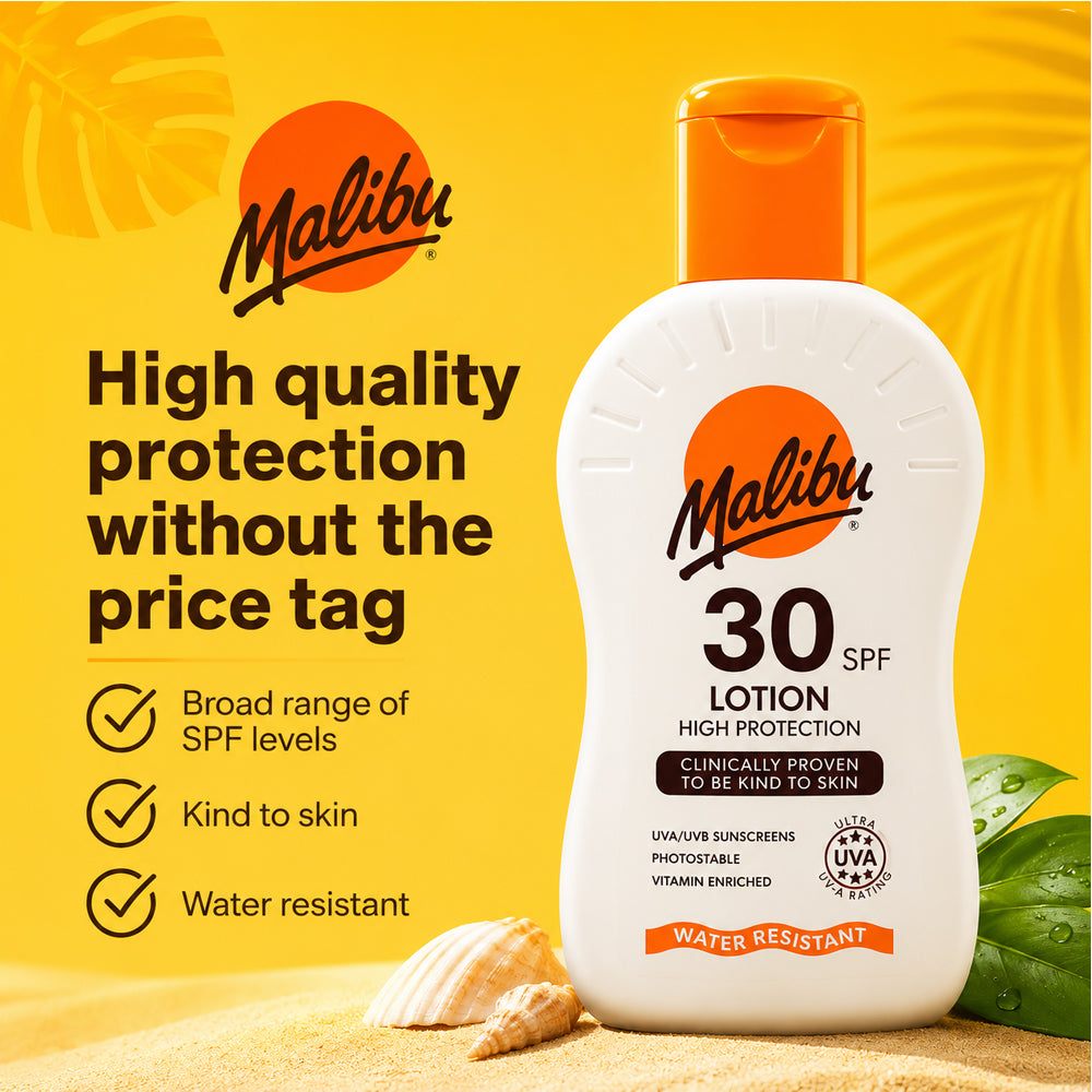 Malibu SPF 30 Sun Lotion 200ml