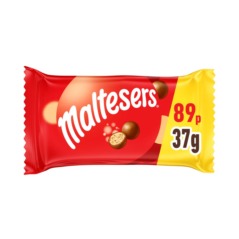 Maltesers Milk Chocolate Bag 37g PMP (Box of 40)