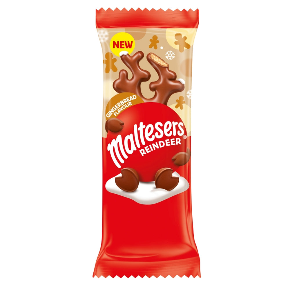 Maltesers Reindeer Gingerbread Chocolate Christmas Treat 15 x 29g