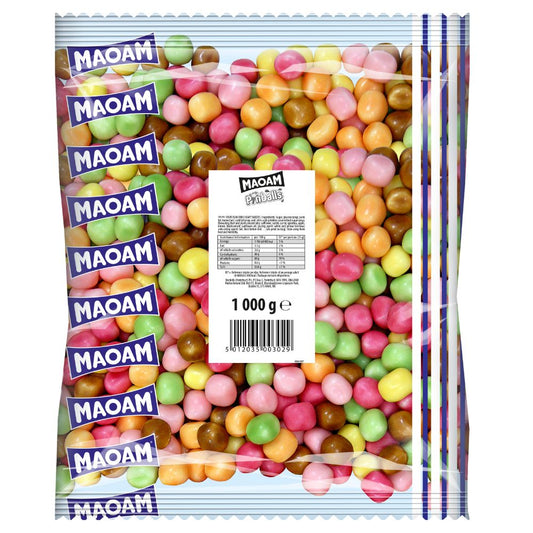 Maoam Pinballs Fruit & Cola Chewy Sweets Bag 1kg