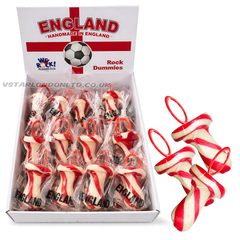 McAdams England World Cup Football Dummies Candy (12 & 24 Count)