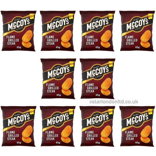 McCoy's Ridge Cut Sharing Crisps 65g – Assorted Flavours
