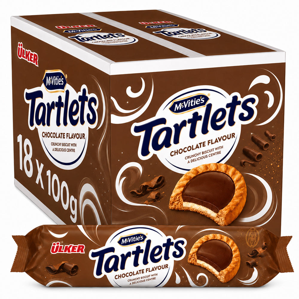 McVitie's Tartlets Chocolate Biscuits 100g (18 Packs)