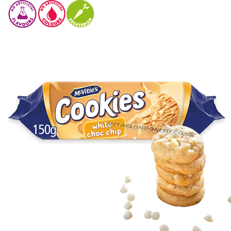 McVitie's The Chunky One White Choc Chip Cookies 150g x 12 Packs