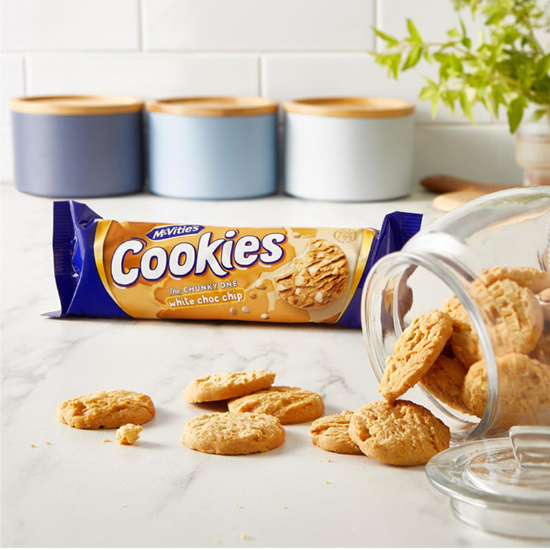 McVitie's The Chunky One White Choc Chip Cookies 150g x 12 Packs