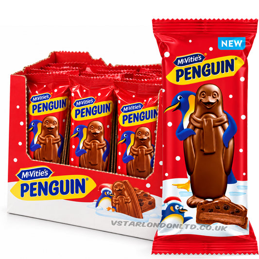 McVitie's Christmas Penguin Milk Chocolate Treat 29g (16 & 32 Bars)