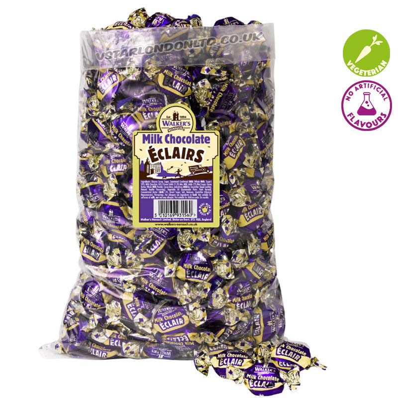 Walkers Nonsuch Toffees Eclairs Assorted Flavours 2.5kg Bulk Sweet Range