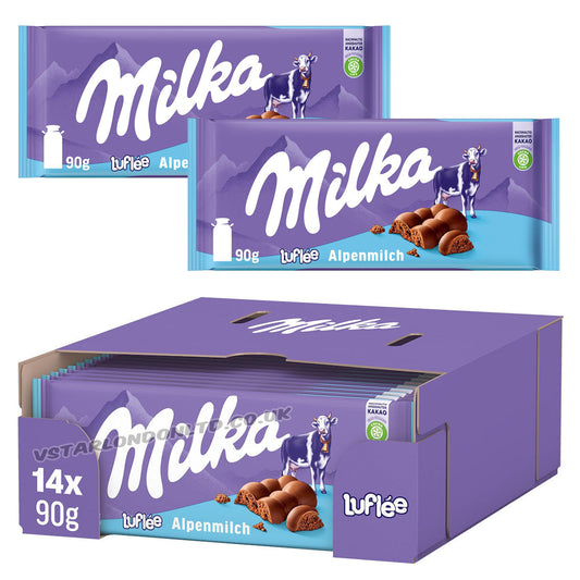 Milka Bubbly Milk Chocolate 14 x 90g