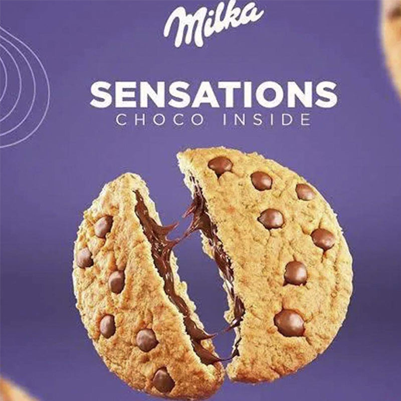 Milka Sensations Choco Inside 156g – Chocolate Biscuits (6 & 12 Packs)