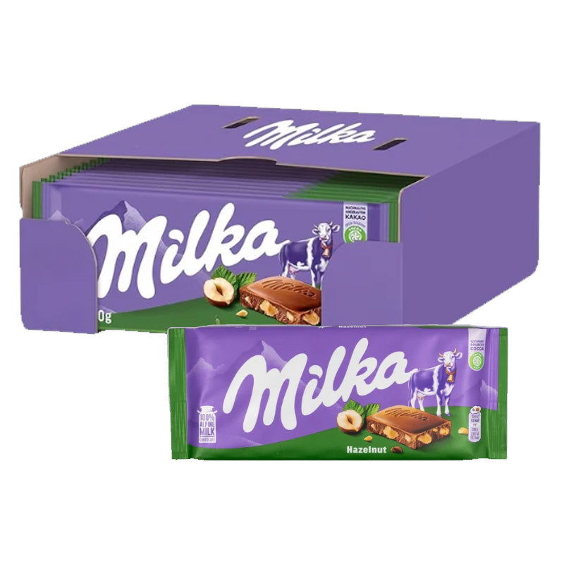 Variety of Milka Chocolate Collections