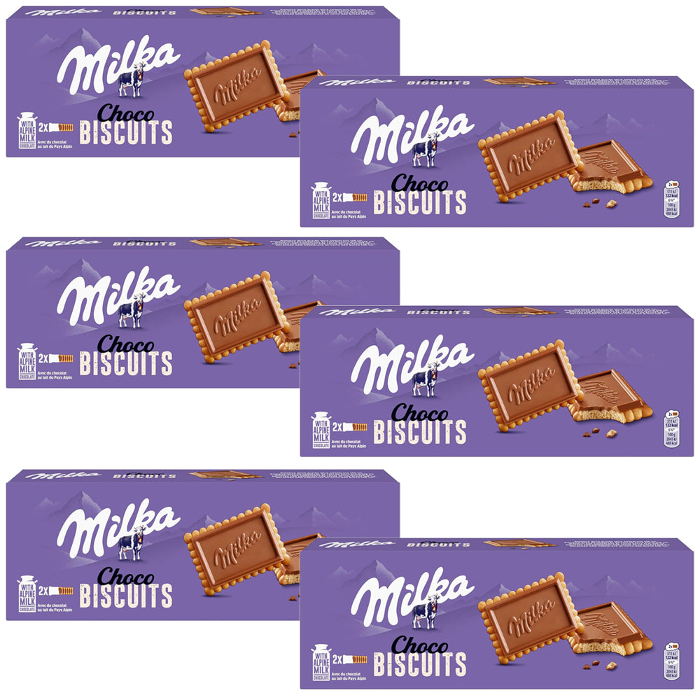 Milka Choco Biscuits Chocolate Cookies 150g – Alps Milk (6, 10 & 14 Packs)