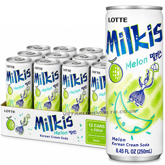 Milkis Melon Korean Cream Soda 250ml (6 & 12 Cans)