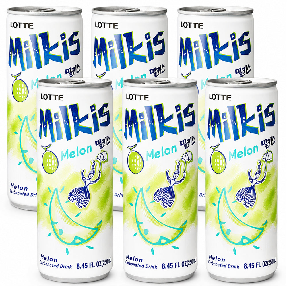 Milkis Melon Korean Cream Soda 250ml (6 & 12 Cans)